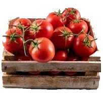 Caja de tomates